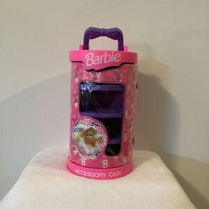 Barbie Vintage 1991 Pink Accessory Case